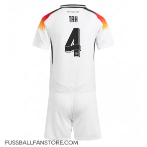 Deutschland Jonathan Tah #4 Replik Heimtrikot Kinder EM 2024 Kurzarm (+ Kurze Hosen)